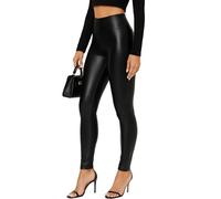 Re Tech UK - Women’s Wet Look Leggings | PVC Shiny Black Latex Pants for Clubbing, Going Out, Night Out Outfits | Faux Leather PU Trousers, Gothic High Waist Leggings,