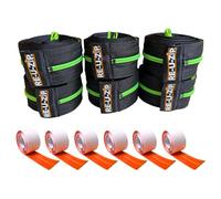RE-U-ZIP® Heavy-Duty Reusable Dust Barrier Zipper | 6-Pack | Patented Hook & Loop System | Cost-Effective & Reliable | Lockable Safety Feature