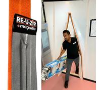 RE-U-ZIP Reusable Magnetic Dust Barrier Zipper | Starter Kit