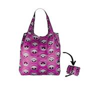 Re-Uz Lifestyle Shopper Foldable Reusable Shopping Grocery Bag - Flower Power Grape