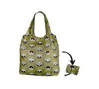 Re-Uz Lifestyle Shopper Foldable Reusable Shopping Grocery Bag - Flower Power Olive