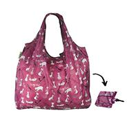 Re-Uz Lifestyle XL Shopper - Catty Cat Grape - Eco Friendly Reusable Foldable Shopping Grocery Bag