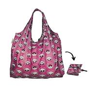 Re-Uz Lifestyle XL Shopper - Flower Power Grape - Eco Friendly Reusable Foldable Shopping Grocery Bag