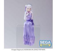 Re Zero Emilia Party PM Perching PVC Figure SEGA