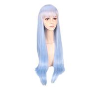 Re zero Ram Rem Cosplay Wig Synthetic Hair Life In A Different World From Zero Halloween Costume Blue Pink Wigs For Women OneSize bluewiglong