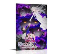 Re Zero Starting Life in Another World Anime Art Poster Decorative Painting Canvas Wall Art Living Room Poster Bedroom Painting Wall Art Picture Print Modern Family Room Decor 24 x 36 inches (60 x 90