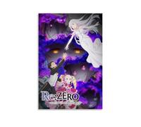 Re Zero Starting Life in Another World Anime Art Poster Decorative Painting Canvas Wall Art Living Room Poster Bedroom Painting Wall Art Picture Print Modern Family Room Decor 20 x 30 Inches (50 x 75