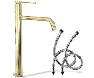Rea 360° Gold Bathroom Sink tap Lugano High REA-B5002