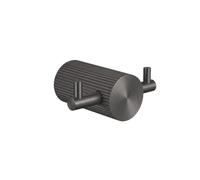 Rea - 64104a Solo Titanium Double Bathroom Hook 5.2 x 7.2 x 3 cm