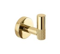 Rea - 6606 Modern Bathroom Clothes Hanger - Golden - Metal - 7 x 5 x 6.5 cm