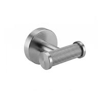 Rea - 6612 Modern Bathroom Clothes Hanger Brushed Nickel Metal 7 x 6.5 x 5 cm