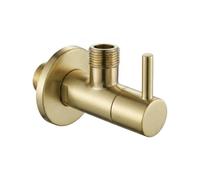 Rea - Angle Valve 01 1/2 Inch x 3/8 Inch Brushed Gold 7.1 x 5 x 5 cm