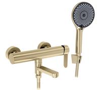 Rea - Arcos Bath Tap - Brushed Gold - Stainless Steel, Brass, ABS - 15 x 20 x 20 cm