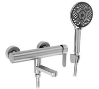 Rea - Arcos Bath Tap - Brushed Nickel - Stainless Steel ABS - 15 x 20 x 20 cm