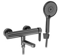 Rea - Arcos Bath Tap - Titanium - Stainless Steel ABS - 15 x 20 x 20 cm