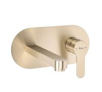 Rea - Arcos Flush-Mounted Tap - Brushed Gold - Brass - 18 x 20 x 10 cm