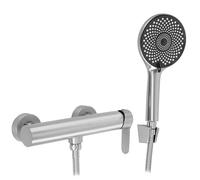 Rea - Arcos Shower Fitting - Brushed Nickel - Stainless Steel, Brass, ABS - 18 x 20 x 10 cm