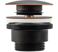 REA Basin Plug Universal KLIK-KLAK Black Old Click-CLACK WASHBASIN Plug Made of Brass