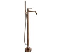 Rea - Bath Tap Floor Venti Brushed Copper 21 x 10 x 115 cm