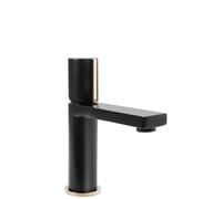 REA Bathroom Faucet ICON Low Black Gold WASHBASIN TAP Made of HIGH Quality Brass