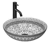 Rea Bathroom Sink Made of Ceramic Arte Dark Grey - Grey - REA-U8002