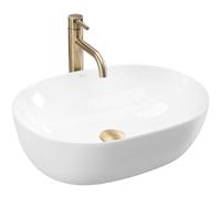 Rea REA-U6022 Bathroom Sink Made of Ceramic Lisa-white-REA-U6022, White, Lisa 35x49x14cm