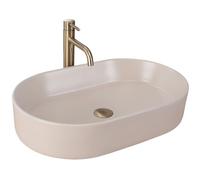 Rea Bathroom Sink Made of Ceramic Nadia 60 Beige Matt - Beige matt - REA-U9661