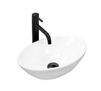 Countertop Washbasin Rea Pamela Mini White, Ceramic
