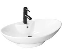 Rea Bathroom Sink Made of Ceramic Rosa - White - REA-00692