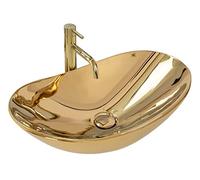 Rea Bathroom Sink Made of Ceramic Royal Gold - Gold - REA-U4545