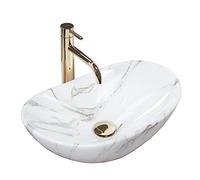 Rea Bathroom Sink Made of Ceramic Royal Mini Shiny Aiax - Stone Imitation - REA-U5063