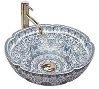 Rea Bathroom Sink Made of Ceramic Vivien - Pattern - REA-U5666