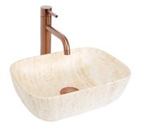 Rea Belinda Mini Beige Over-Counter Sink
