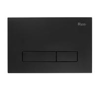 Rea - Button Hd for WC K011a-q I Slim 024n Black 3.5 x 24.5 x 16 cm
