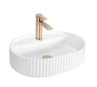 Rea - Countertop washbasin Rea Marcela 45 white - 44.5 x 34 x 13.5 cm