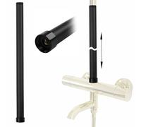 Rea Extension for A Bathtub and Shower Set 50Cm Black, (Made of Metal) - 2,5X2,5X51,5Cm