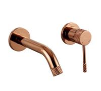 Rea - Flush-Mounted Basin Mixer Valve Copper 17.5 x 10 x 12.5 cm