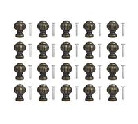 Rea&Gole 20 Pcs Mini Cabinet Knobs Drawer Wardrobe Handles Antique Pull Handles with Screw for Door Chest Drawers Cupboard Dresser