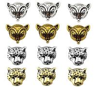 Rea&Gole 40 Pcs Animal Shape Loose Spacer European Bead Fox Leopard Charms Pendants for Jewelry Findings Making Accessory