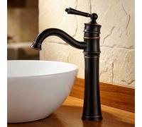 Rea High Single Handle Vintage Basin Retro Old Tap Mixer Bathroom Standing Faucet