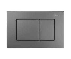 Rea - J-Button for Flush-Mounted WC K011a-q I Slim 024n Titanium 4 x 24.5 x 16.5 cm