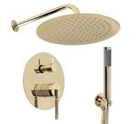 Rea Js-622711G Flush-Mounted Shower Set Argon Gold Flush-Mounted + 180 x 40 x 20 cm