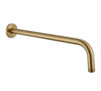 Rea - Rain Shower Arm Round Js-9021 40 cm Brushed Gold - 2 x 39.5 x 10 cm