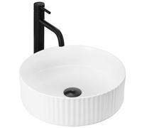 Rea REA-U0601 white-REA-U0601 Bathroom Sink Made of creamic Delia-Snow white-REA-U4122, White