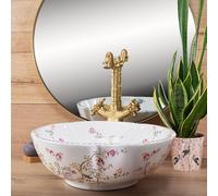 Rea REA-U7504 Felicia-pattern-REA-U7504 Bathroom Sink Made of Ceramic Felica-pattern-REA-U7504, Pattern