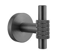 Rea - Rivo 29104 Bathroom Clothes Hanger - Titanium - Metal - 6.5 x 5 x 6 cm