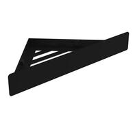 Rea Shover Bathroom Shelf Sf 07 Black Matt, Stainless Steel