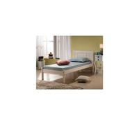 Rea Single Bed-White Washed
