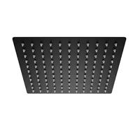 Rea - Square Shower Head Js-P015B - Black 25cm - 24.5 x 24.5 x 0.2cm