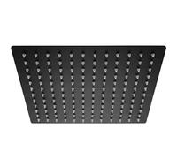 Rea - Square Shower Head Js-P015B - Black 30cm - 30x30x0.2cm